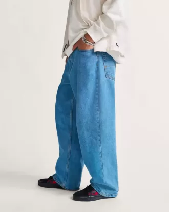 Pantalones vaqueros holgados Check-5