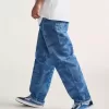 Pantalones vaqueros holgados Check-5