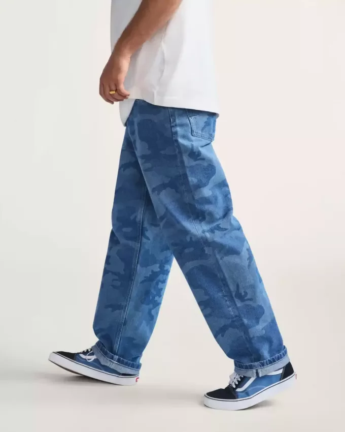 Pantalones vaqueros holgados Check-5