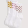 Paquete de 3 calcetines deportivos con cuadros clásicos