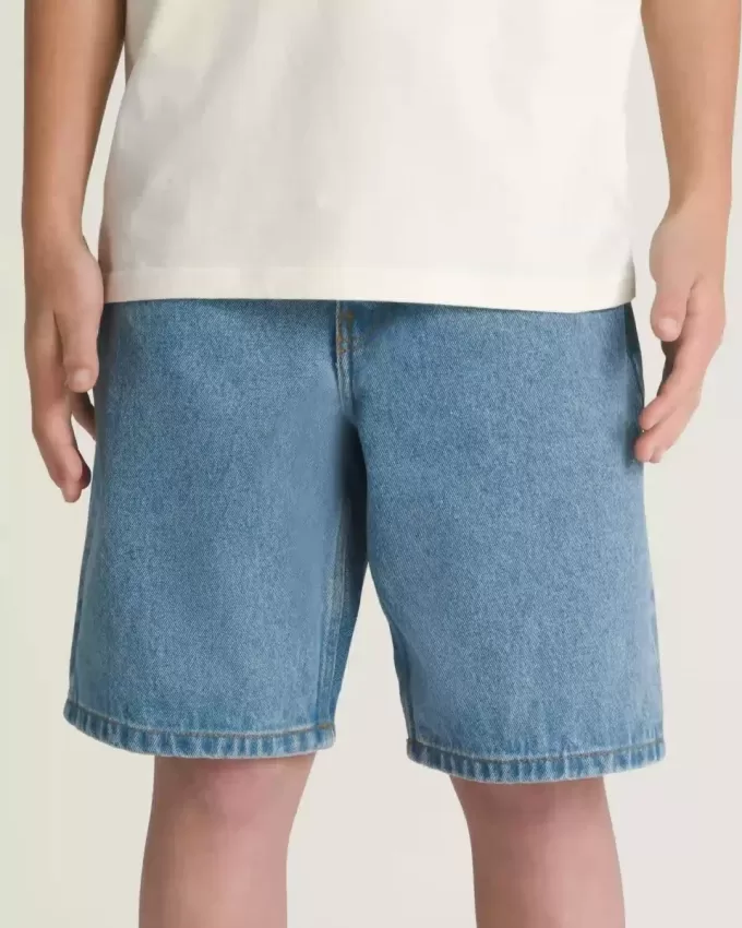 Shorts vaqueros holgados Check-5 para niños