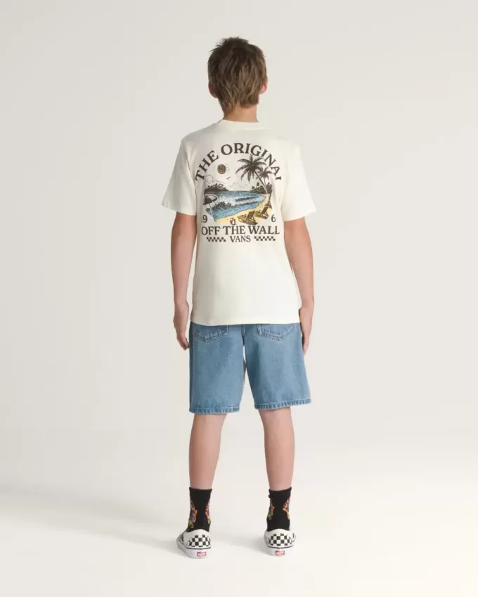 Shorts vaqueros holgados Check-5 para niños