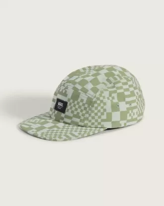 Sombrero camper con estampado de cuadros