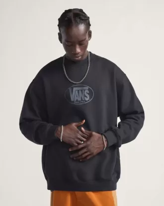 Sudadera clásica ovalada con cuello redondo
