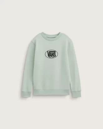 Sudadera clásica ovalada con cuello redondo para niños pequeños