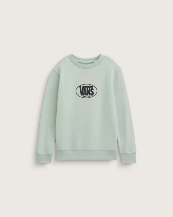 Sudadera clásica ovalada con cuello redondo para niños pequeños