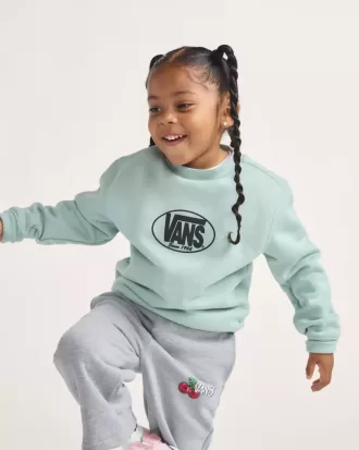 Sudadera clásica ovalada con cuello redondo para niños pequeños