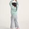 Sudadera clásica ovalada con cuello redondo para niños pequeños