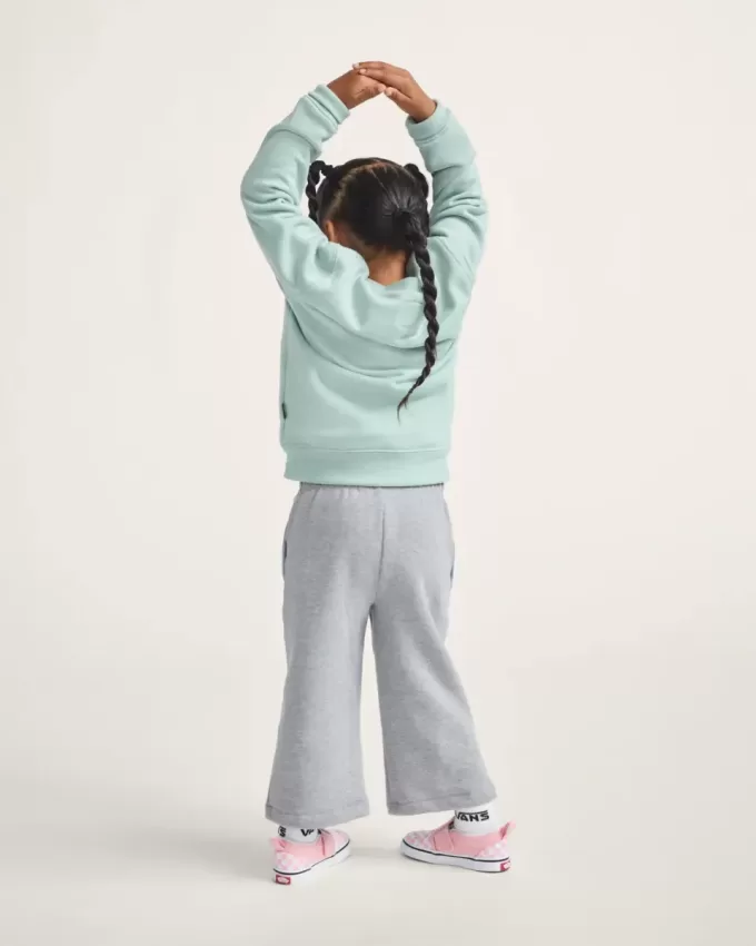 Sudadera clásica ovalada con cuello redondo para niños pequeños