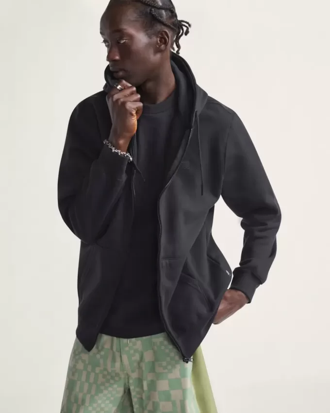Sudadera con capucha básica con cremallera completa Core Sudadera con capucha básica con cremallera completa Core
