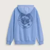 Sudadera con capucha de discos rayados Sudadera con capucha de discos rayados
