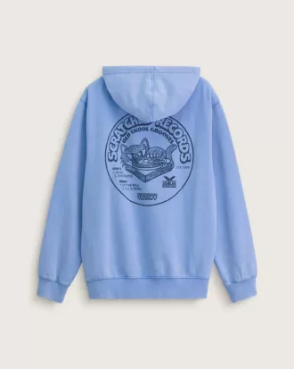 Sudadera con capucha de discos rayados
