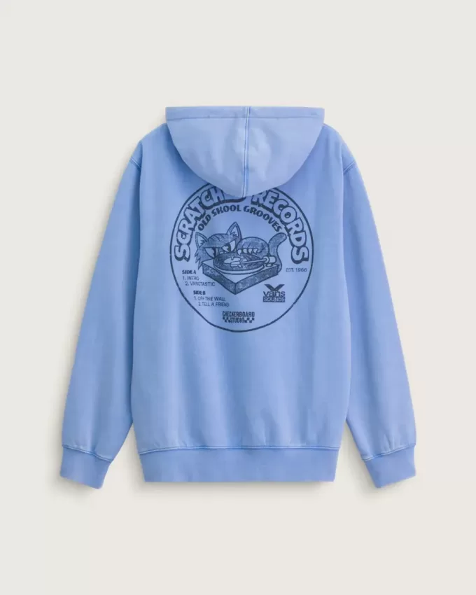 Sudadera con capucha de discos rayados Sudadera con capucha de discos rayados