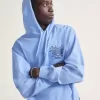 Sudadera con capucha de discos rayados Sudadera con capucha de discos rayados