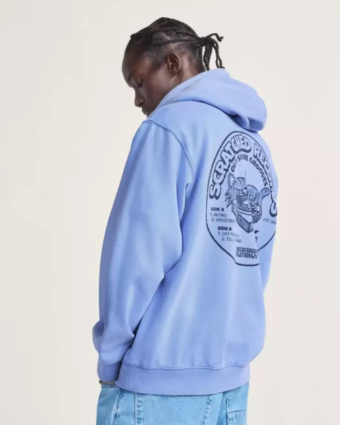 Sudadera con capucha de discos rayados Sudadera con capucha de discos rayados