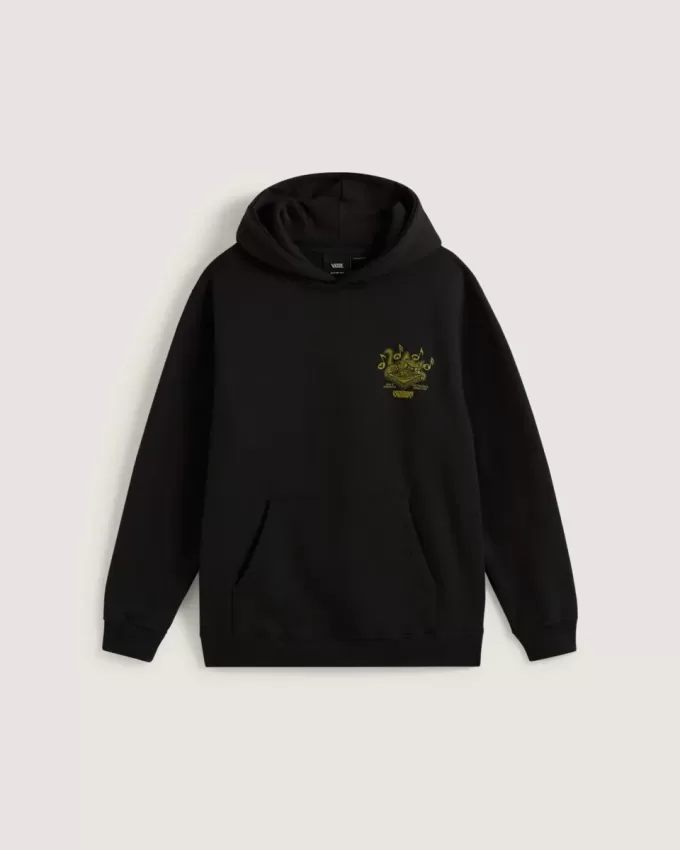 Sudadera con capucha para niños con discos rayados