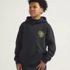 Sudadera con capucha para niños con discos rayados