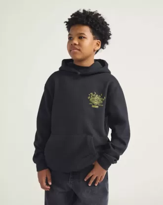 Sudadera con capucha para niños con discos rayados