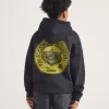 Sudadera con capucha para niños con discos rayados
