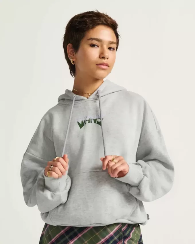 Sudadera con capucha retro de la paz mundial