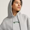 Sudadera con capucha retro de la paz mundial