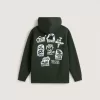 Sudadera con capucha y cremallera clasificada para niños