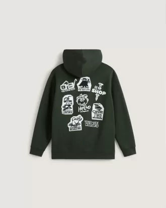 Sudadera con capucha y cremallera clasificada para niños