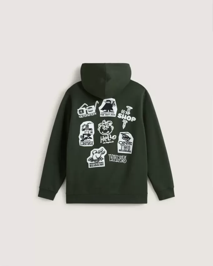 Sudadera con capucha y cremallera clasificada para niños