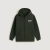 Sudadera con capucha y cremallera clasificada para niños