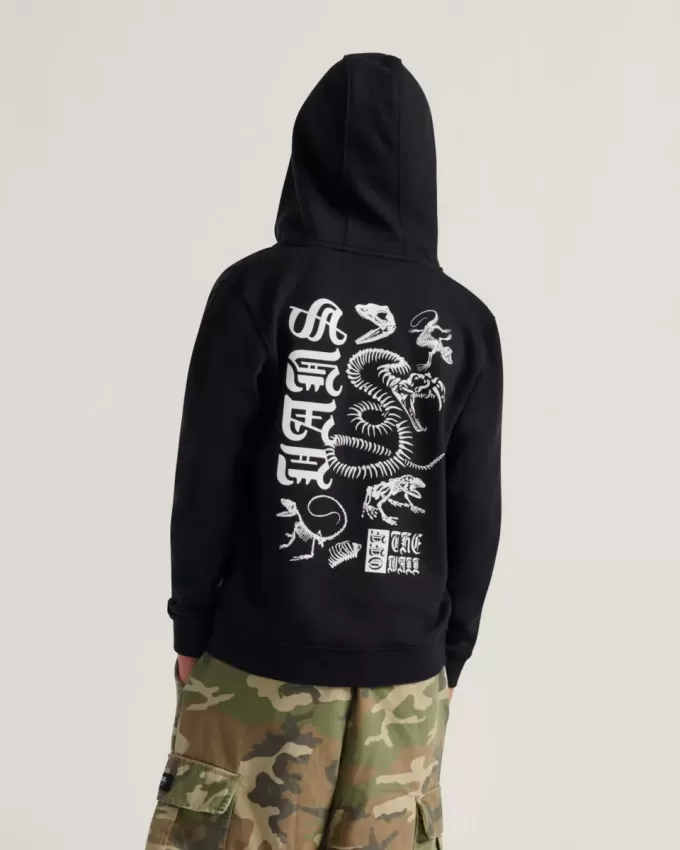 Sudadera con capucha y cremallera completa Bone Yard para niños