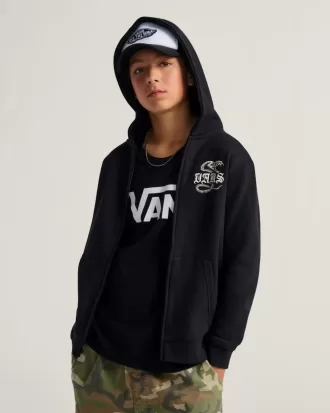 Sudadera con capucha y cremallera completa Bone Yard para niños