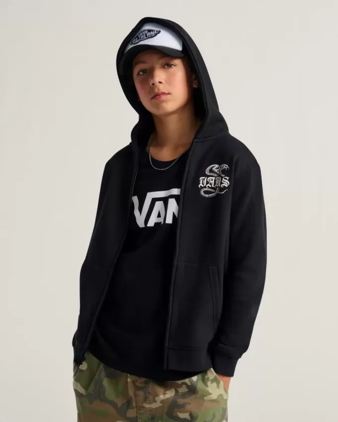 Sudadera con capucha y cremallera completa Bone Yard para niños