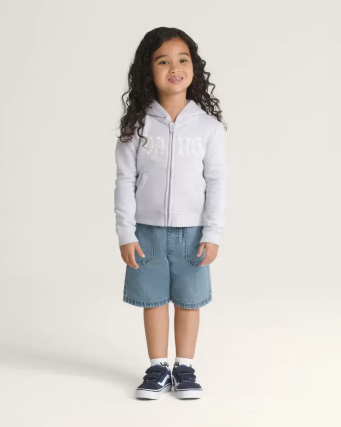 Sudadera con capucha y cremallera completa Daisy Break para niños pequeños