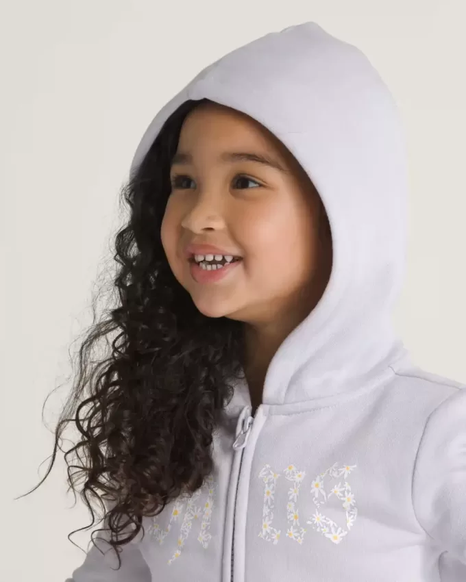 Sudadera con capucha y cremallera completa Daisy Break para niños pequeños