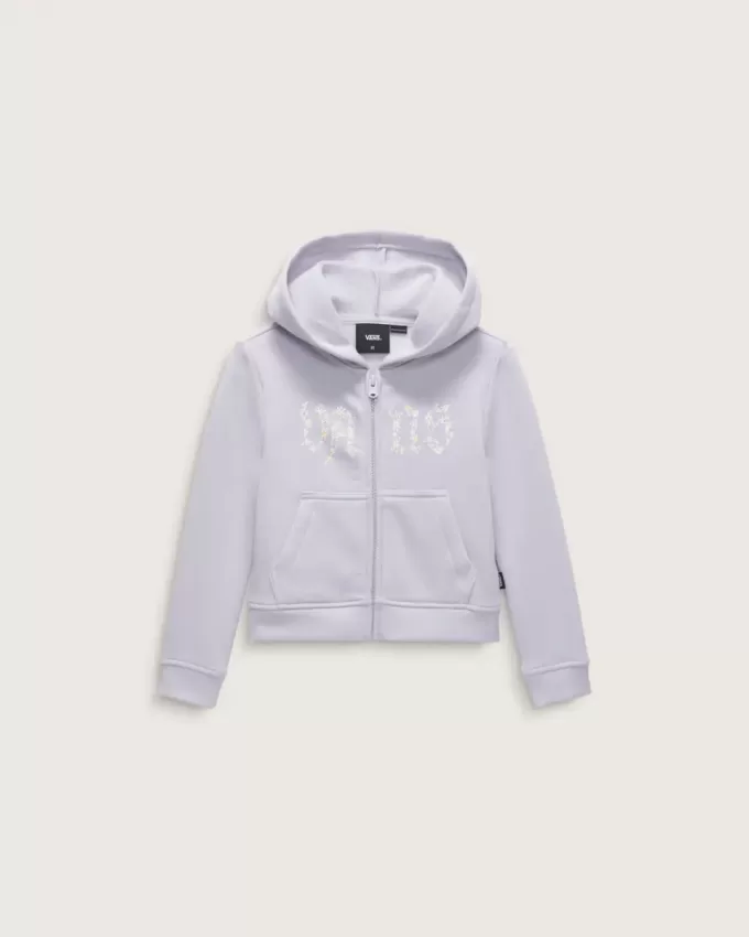 Sudadera con capucha y cremallera completa Daisy Break para niños pequeños