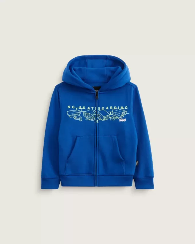 Sudadera con capucha y cremallera completa de los vigilantes nocturnos para niños pequeños