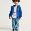 Sudadera con capucha y cremallera completa de los vigilantes nocturnos para niños pequeños