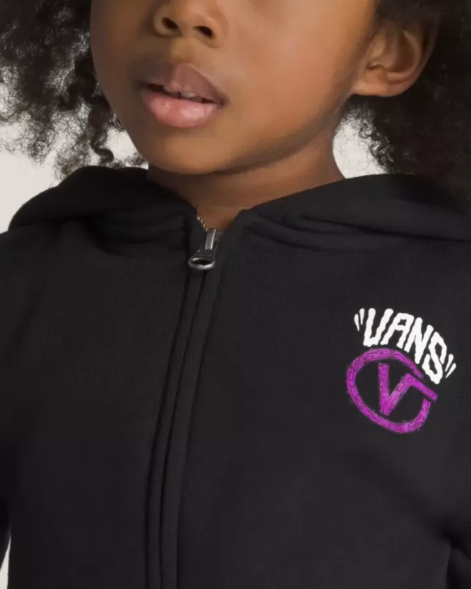 Sudadera con capucha y cremallera completa Monster Ball para niños pequeños