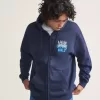 Sudadera con capucha y cremallera de pared de metal Sudadera con capucha y cremallera de pared de metal