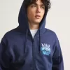 Sudadera con capucha y cremallera de pared de metal Sudadera con capucha y cremallera de pared de metal