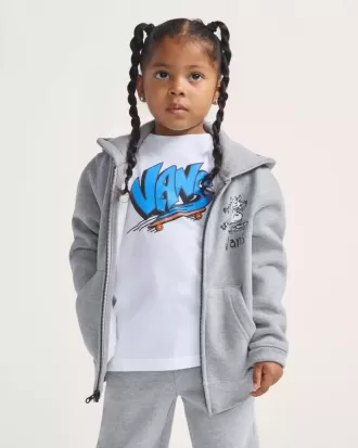 Sudadera con capucha y cremallera Sk8 Posse para niños pequeños