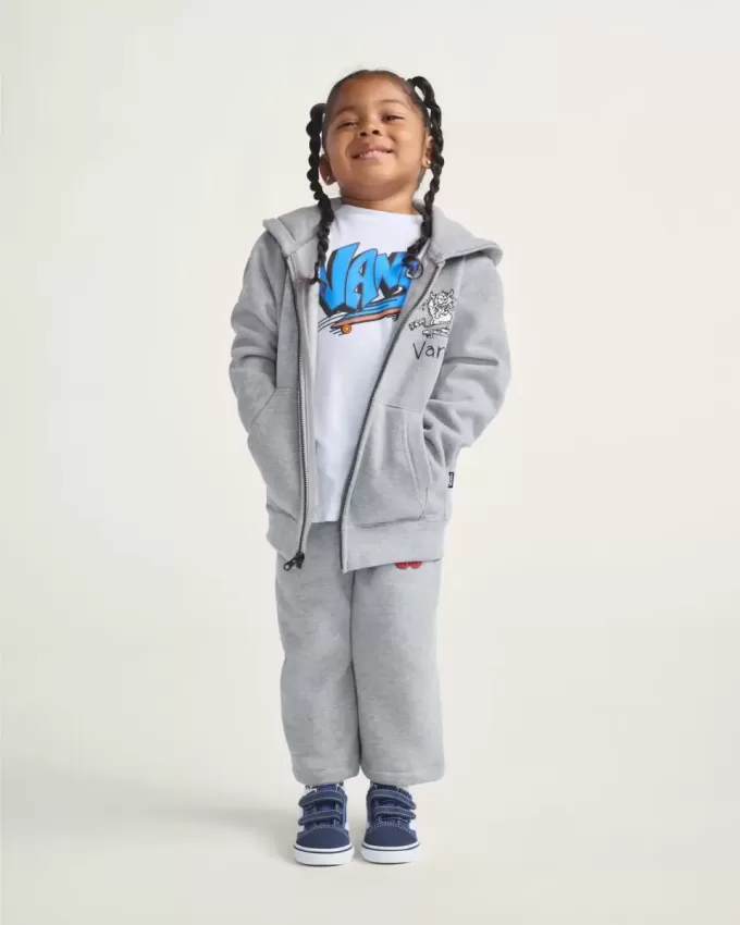 Sudadera con capucha y cremallera Sk8 Posse para niños pequeños