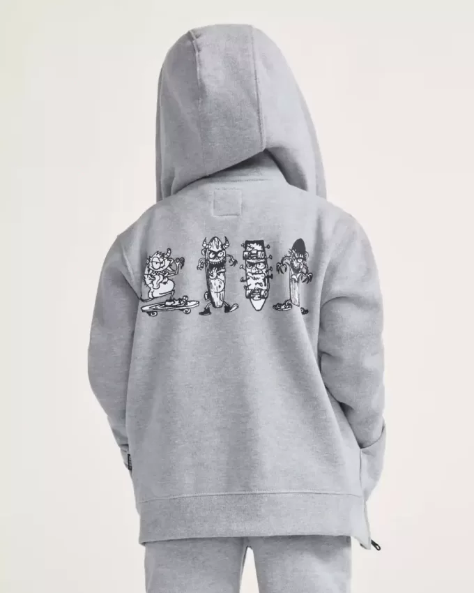 Sudadera con capucha y cremallera Sk8 Posse para niños pequeños