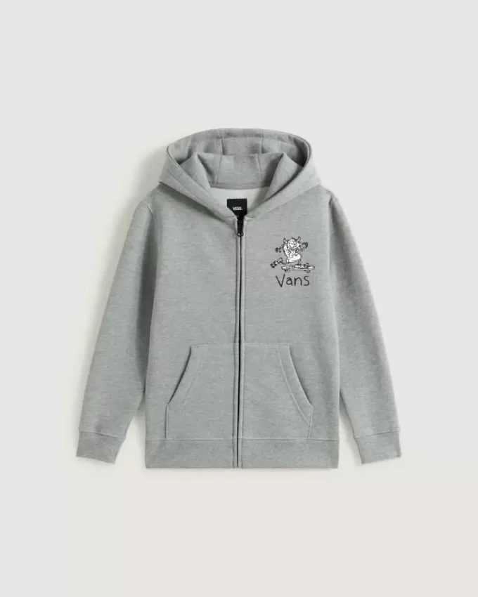 Sudadera con capucha y cremallera Sk8 Posse para niños pequeños