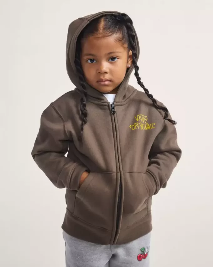 Sudadera con capucha y cremallera Stomper para niños pequeños