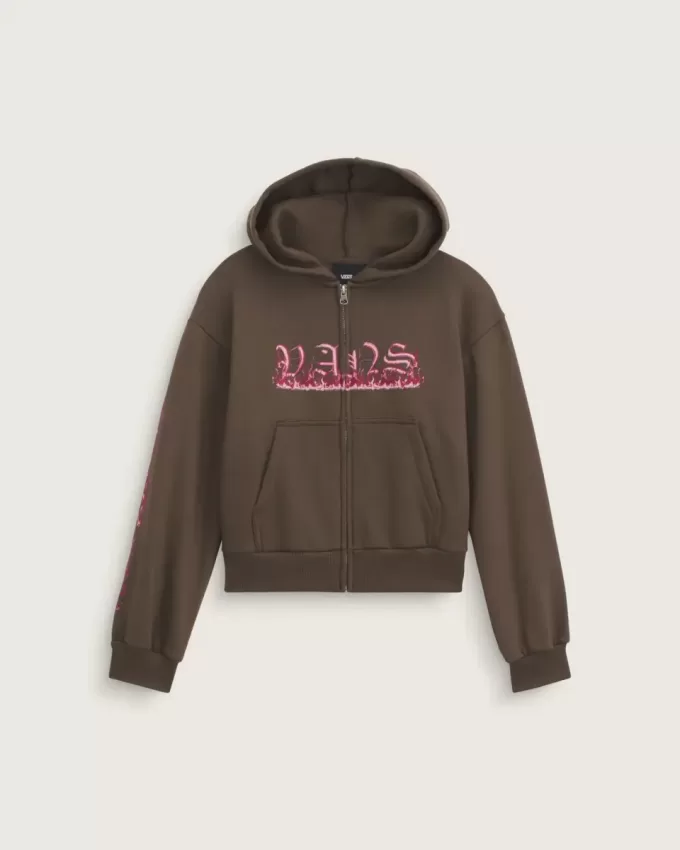 Sudadera con capucha y cremallera Vans Inferno para niños