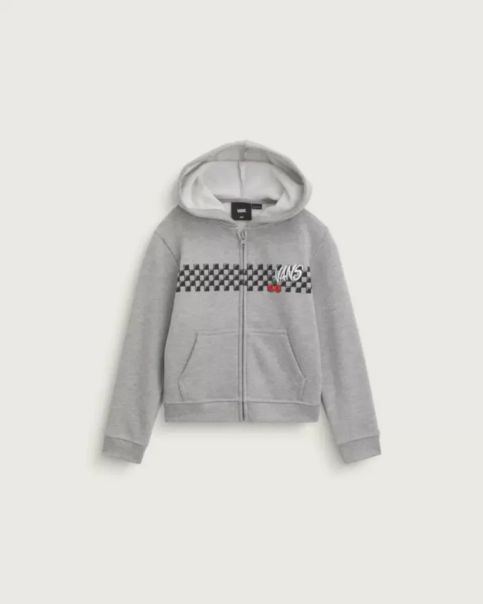 Sudadera con capucha y estampado de cerezas para niños pequeños