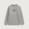 Sudadera con cuello redondo y estampado de estrellas para niños