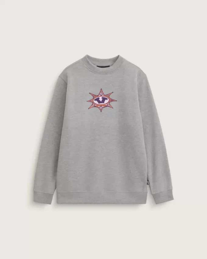 Sudadera con cuello redondo y estampado de estrellas para niños