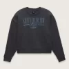 Sudadera con cuello redondo y gráfico de isla retro